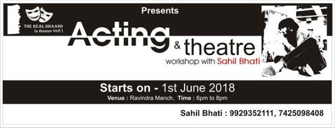 Acting and Theatre Workshop with Sahil Bhati